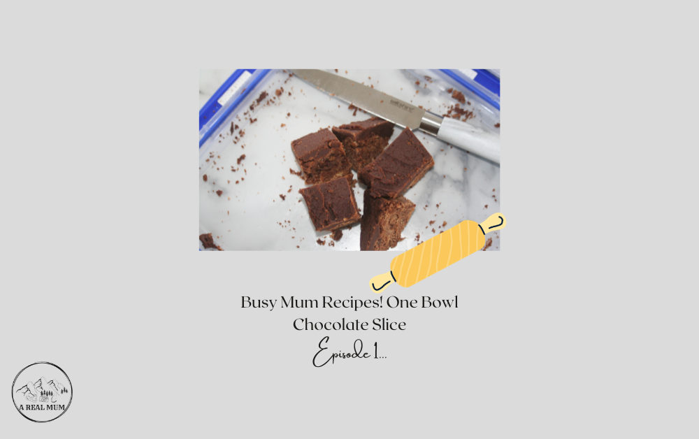 Busy Mum Recipes! One Bowl Chocolate Slice.